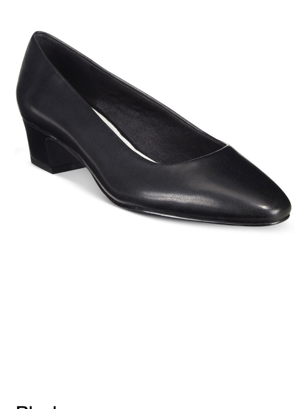 East Street Black Prim Pumps